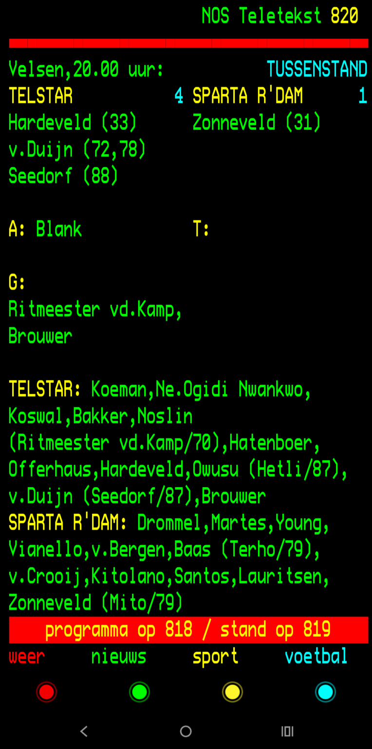 Sparta makkelijke prooi voor de Witte Leeuwen [4-1]
