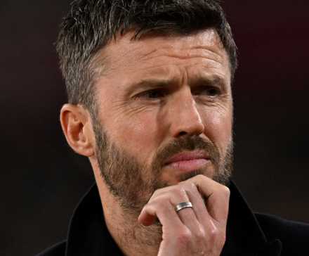 Manchester United caretaker manager Michael Carrick looks on