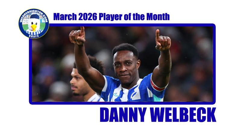 Welbeck voted WAB March 2026 Brighton Player of the Month