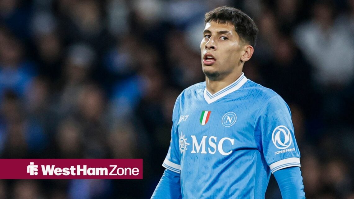 Mathias Olivera in action for Serie A side Napoli.