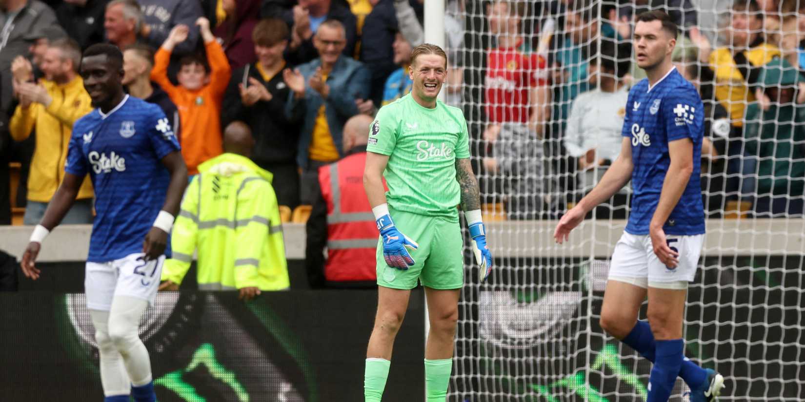 Everton goalkeeper Jordan Pickford