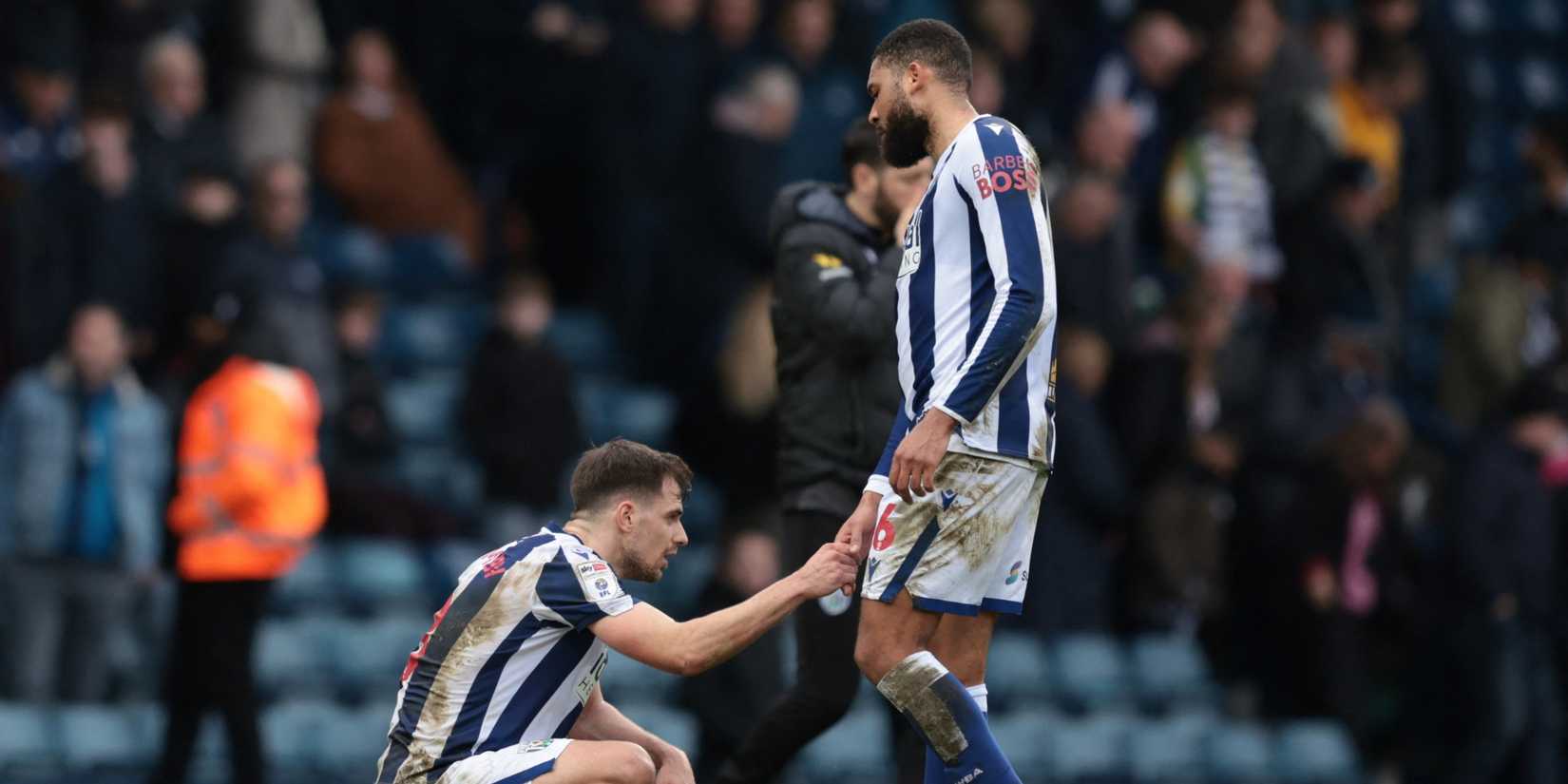 West Brom players after Coventry City defeat