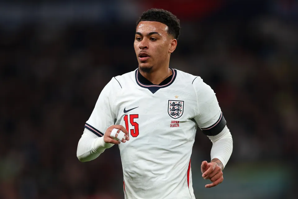 Morgan Rogers playing for England