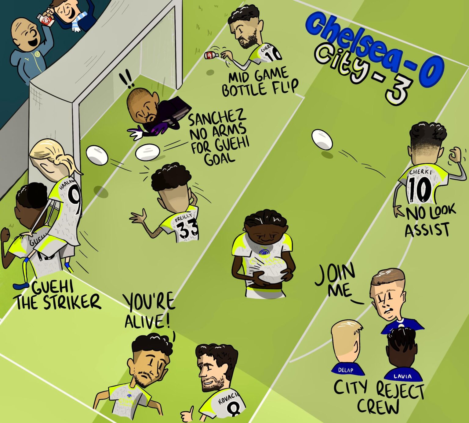 Chelsea vs City - Cartoon Edition 🍼