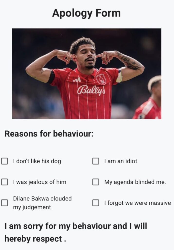 I’m so fucking sorry