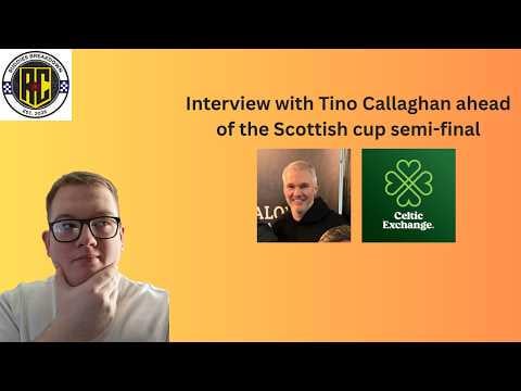 Tino Callaghan and St Mirren fan Robbie chat before the big game!