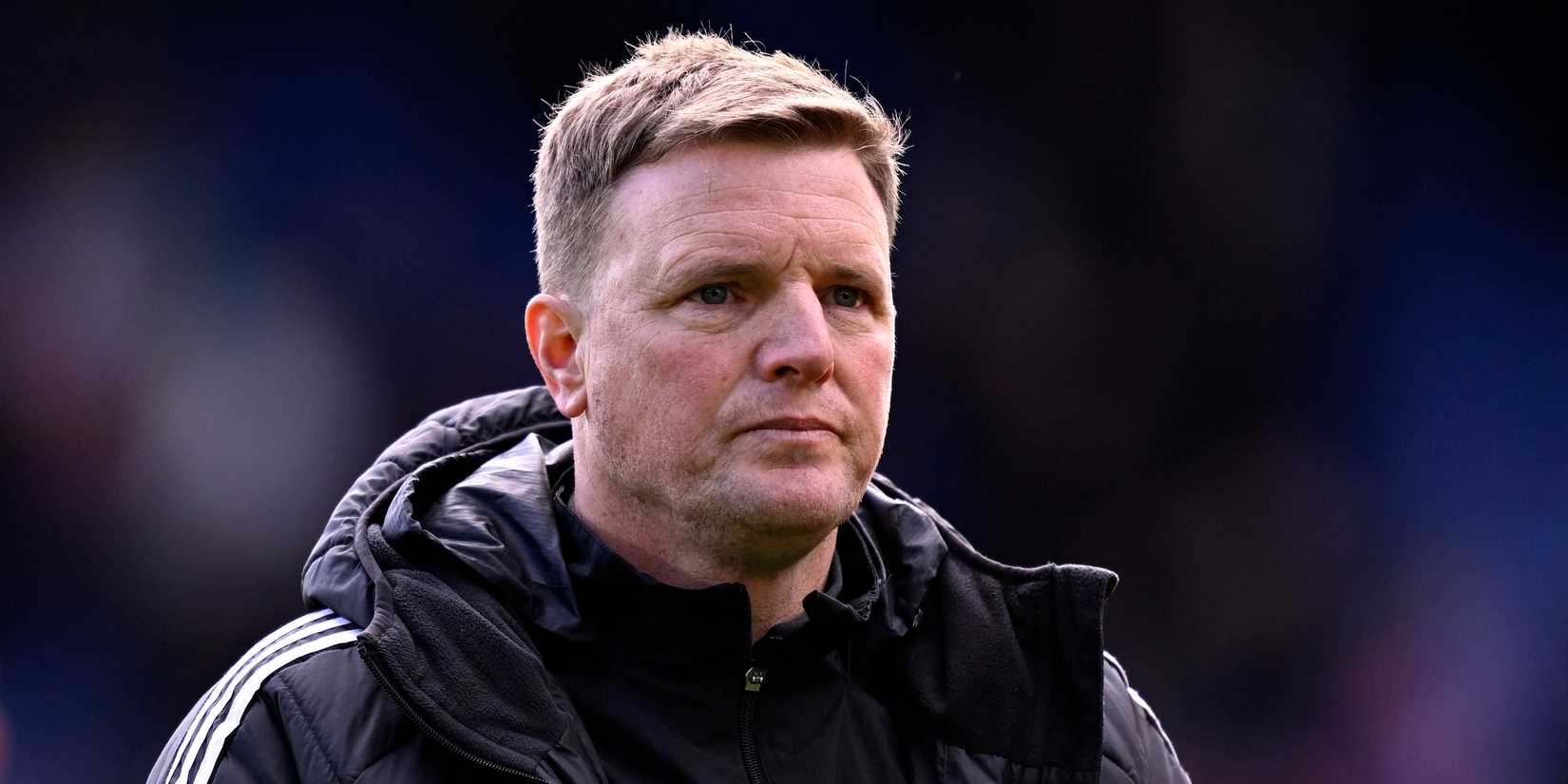 Newcastle United manager Eddie Howe looks dejected after the match