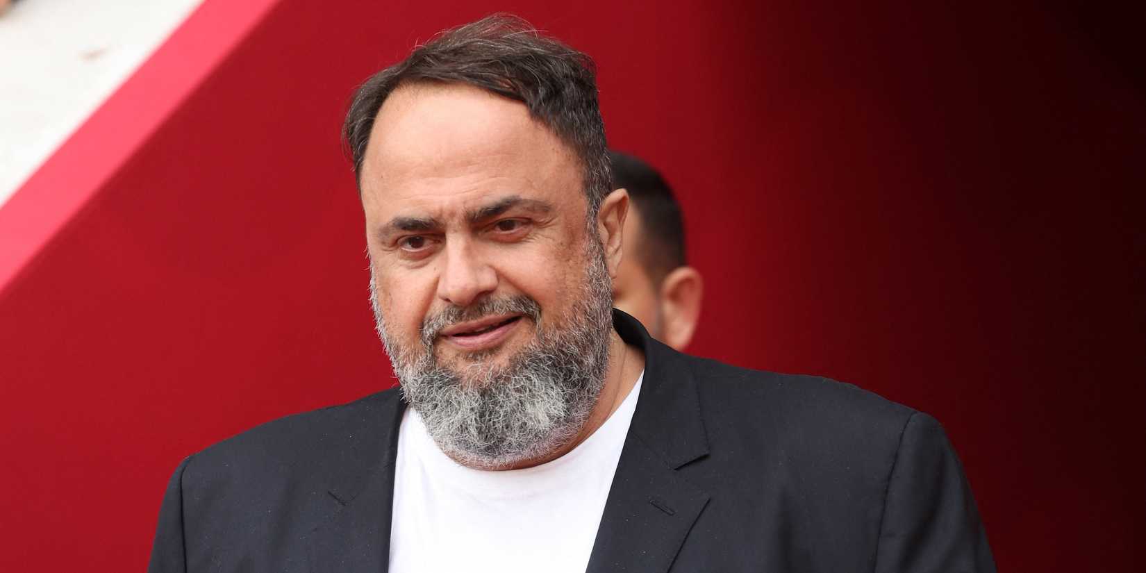 Nottingham Forest owner Evangelos Marinakis before the match