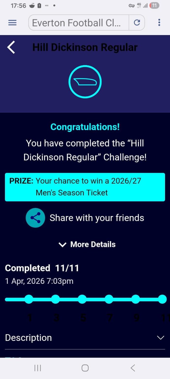 What's the crack with these ? As a season ticket holder I've qualified to try and win an ST for next year, but in the T&Cs the draw on the 24th May 2026 seems to be After the date ST renewals will be paid the 20th May 2026 at 4pm to guarantee you same seat . Am I going nuts or is it 'Everton That' ?