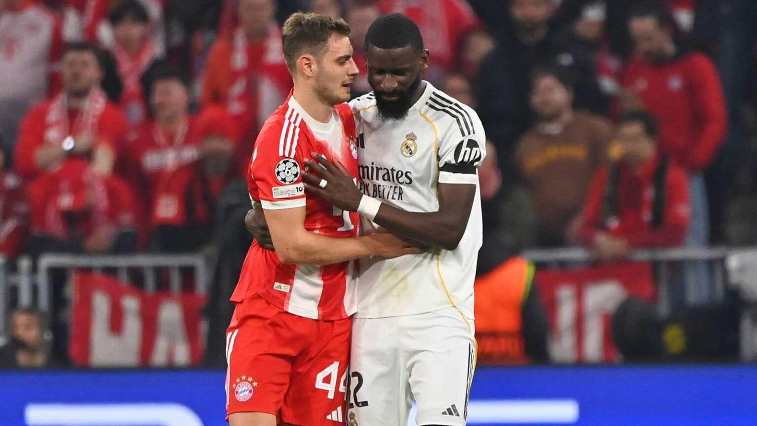Bayern Player Josip Stanisic: “ I don’t think the referee knew he had already given camavinga a yellow card, otherwise he wouldn’t have given him a second yellow. Referees have lost their touch for big games a bit.”