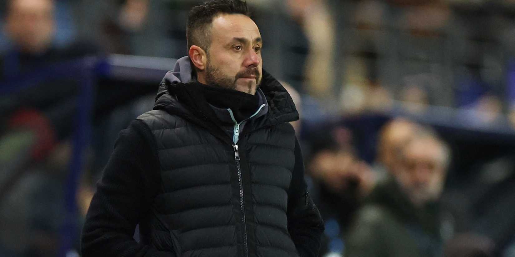 Former Olympique de Marseille coach Roberto De Zerbi