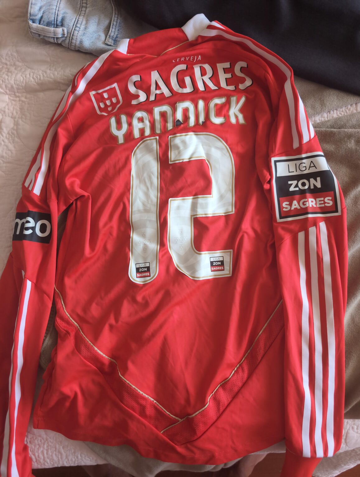 Camisola de utilizada em jogo