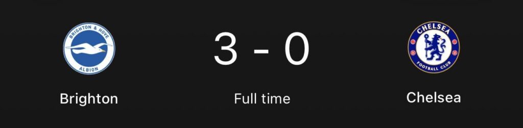 Chelsea haven’t gone five league games without winning and without scoring since the Titanic sank in 1912 — until tonight.