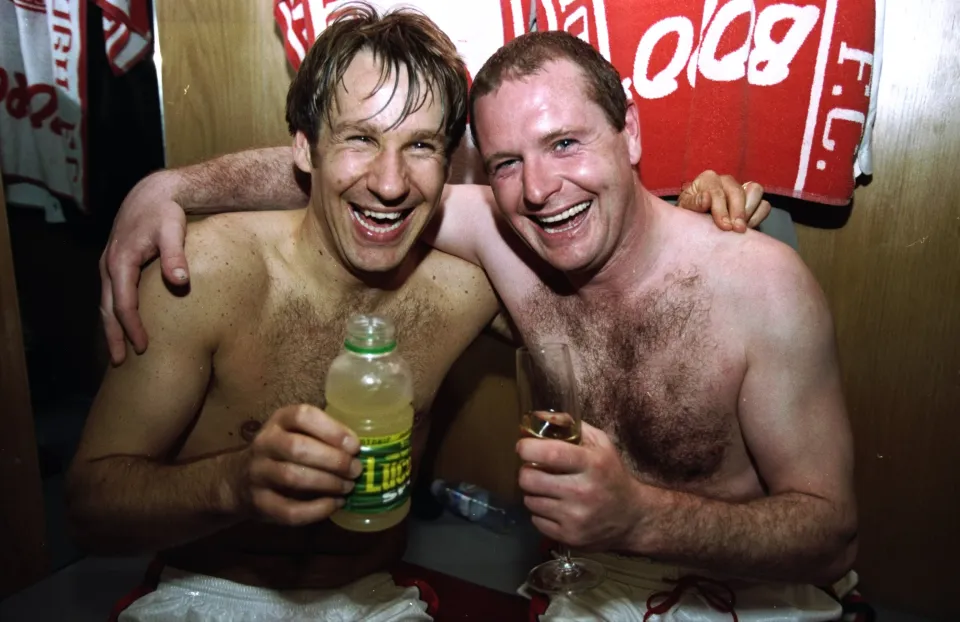 Paul Gascoigne and Paul Merson at Middlesbrough