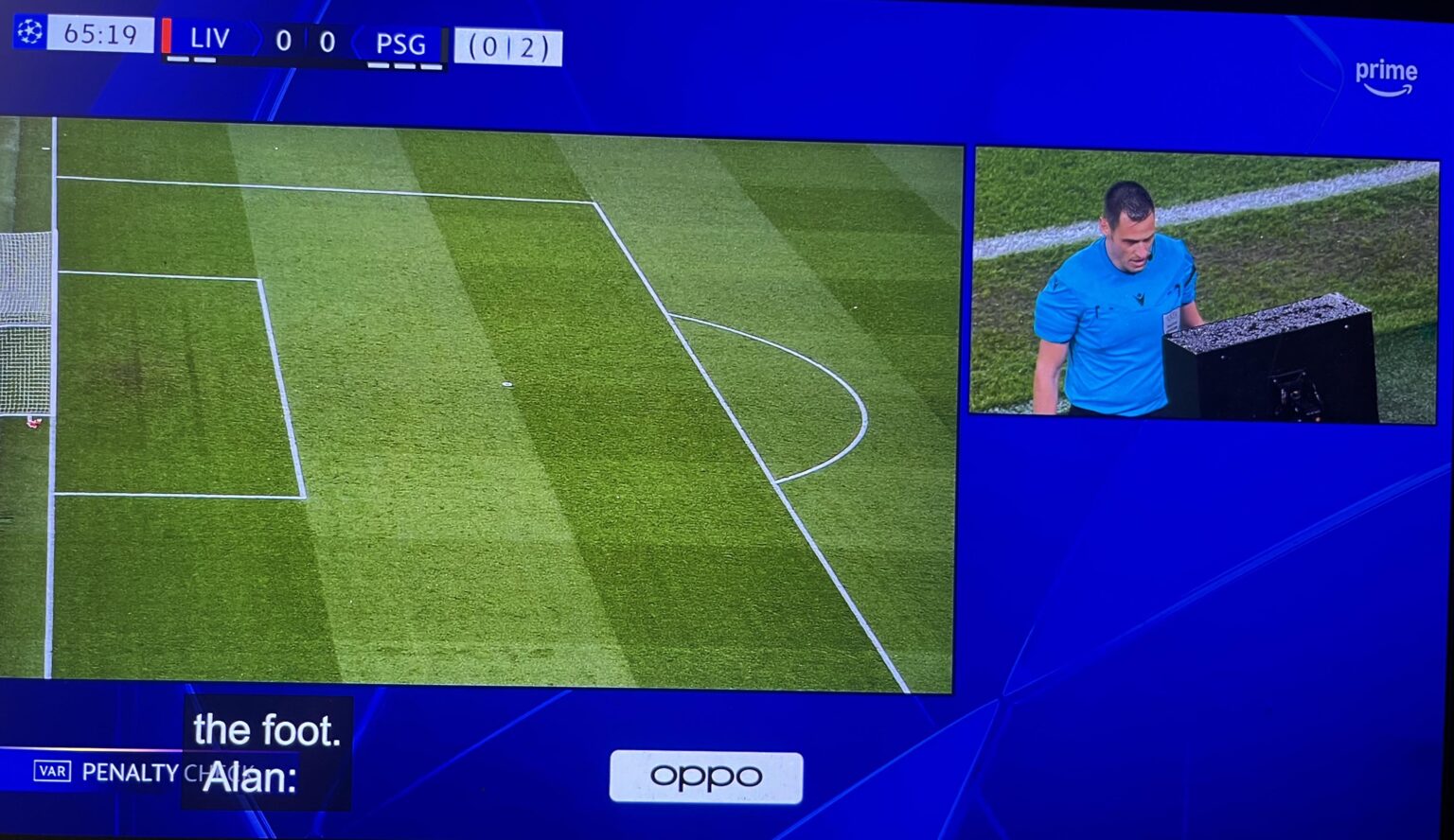 Most transparent pro-PSG VAR intervention
