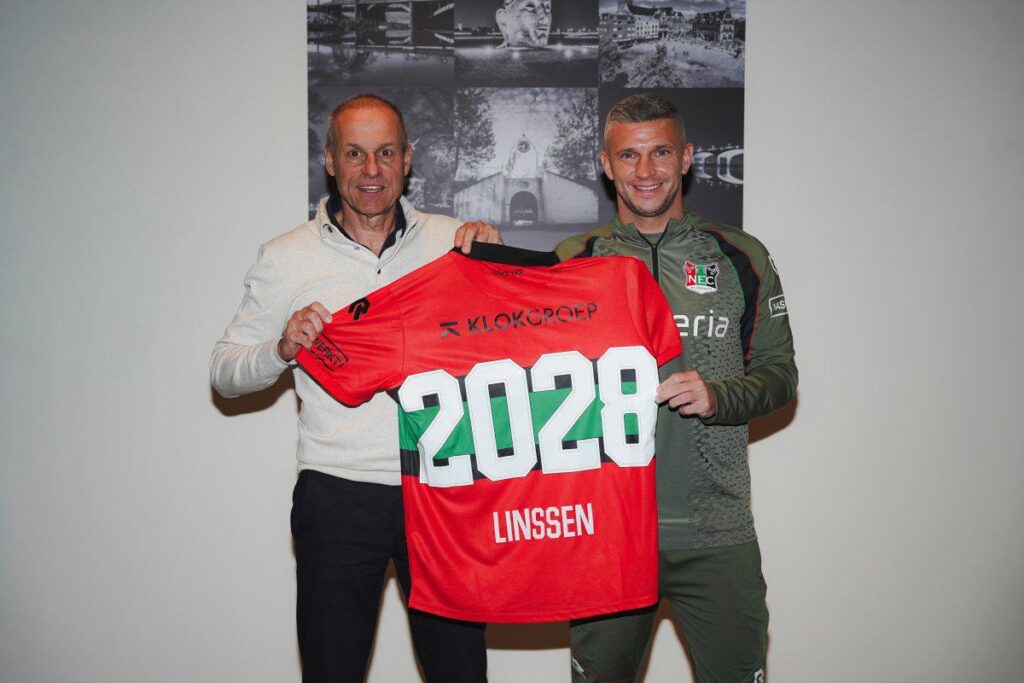 Officieel: Bryan Linssen tekent contractverlenging van 2 seizoenen bij NEC.