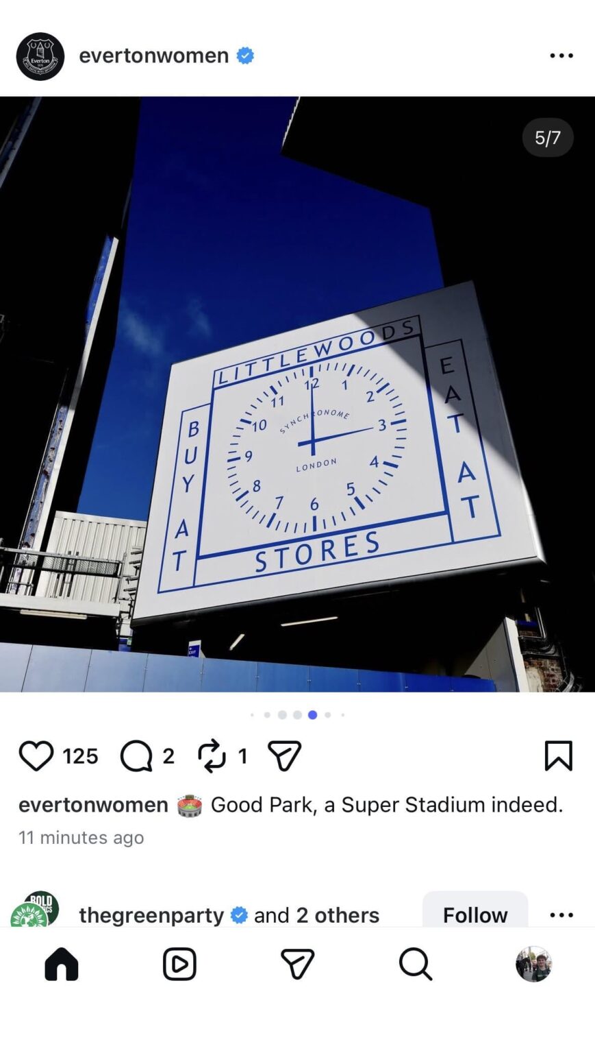 Not been this season, is this instead of one or both of the big screens?