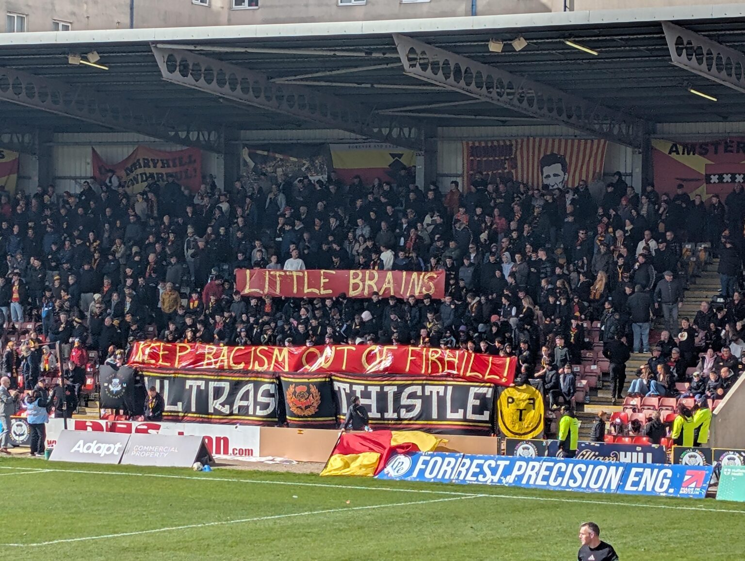 Partick Thistle Banner v Dunfermline Today