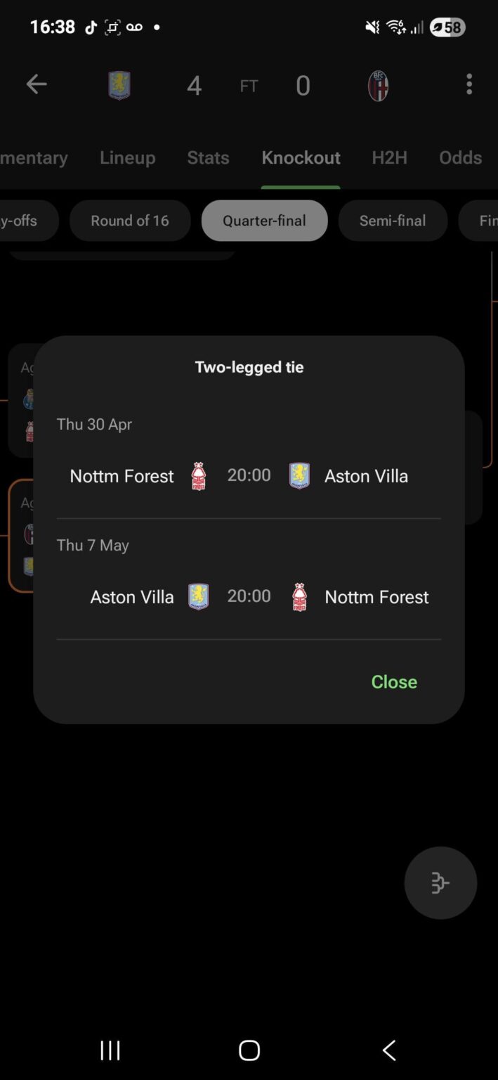 Thoughts on Forest in the semis?