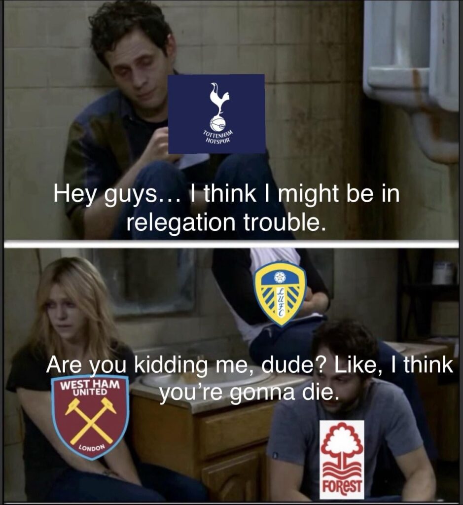 Keeping our heads up with Spurs condition worsening