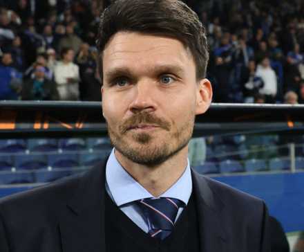 Rangers manager Danny Rohl smiles