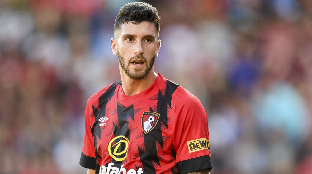 Marco Senesi in action for Bournemouth