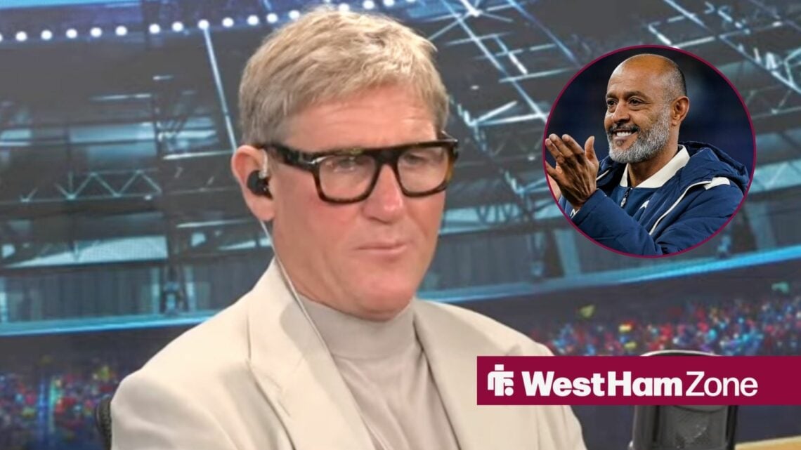 Simon Jordan looks at a circular inset of Nuno Espirito Santo.