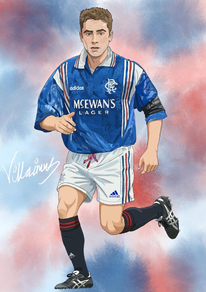 Ally McCoist portrait plus progression photos