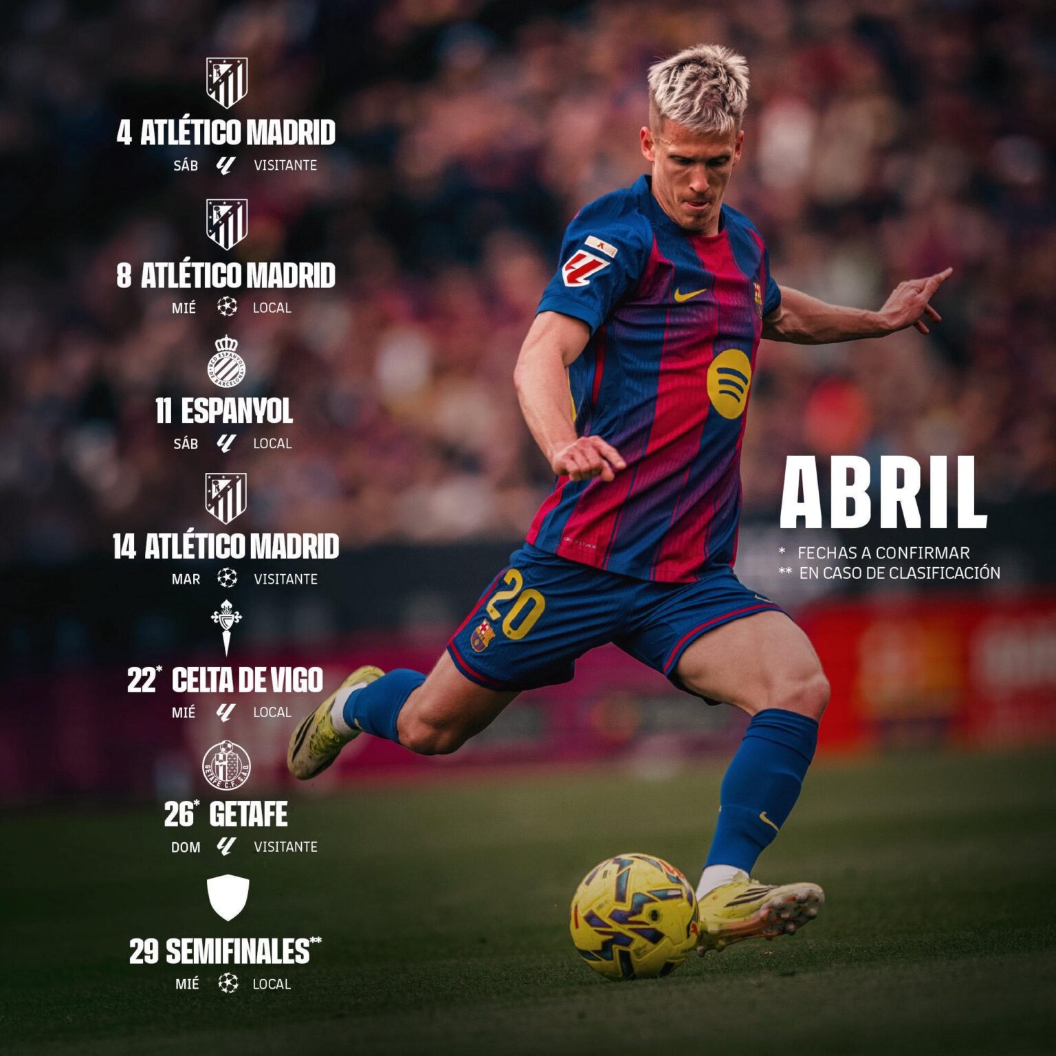 Barcelona’s schedule in April is make-or-break.