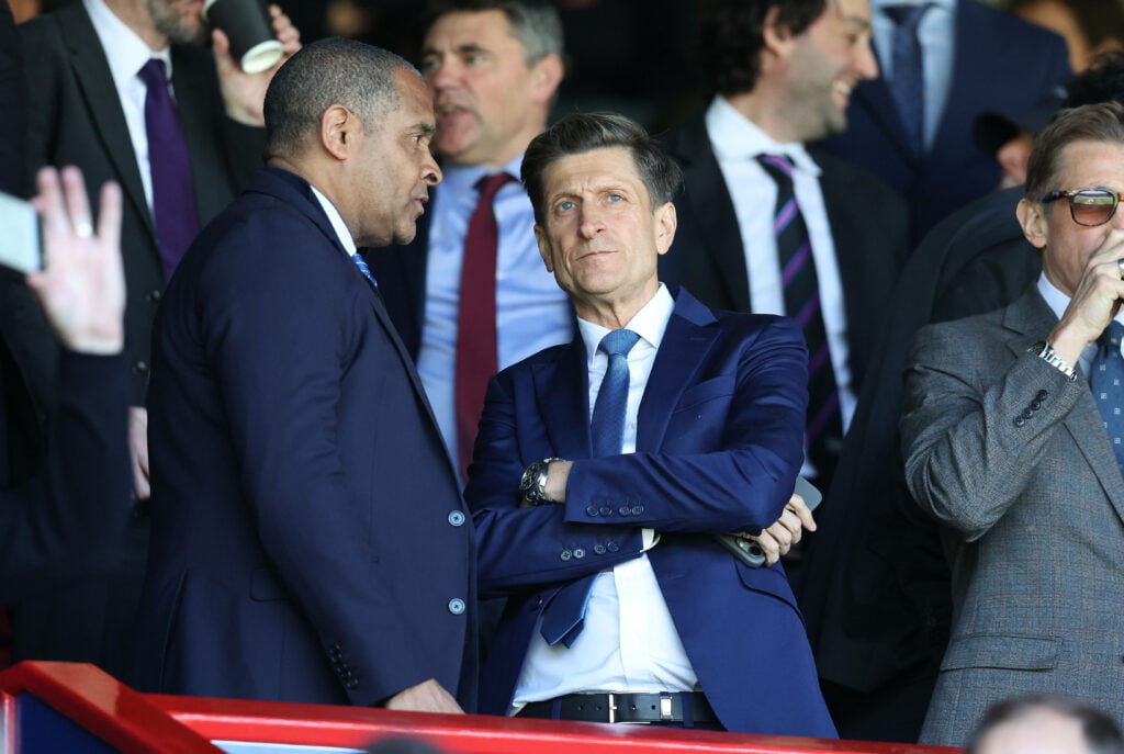 Crystal Palace owner Steve Parish in attendance at Selhurst Park