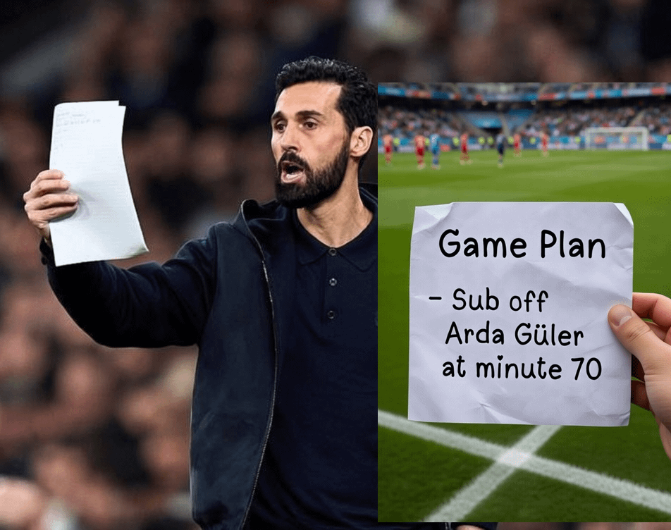 Arbeloa's only game plan