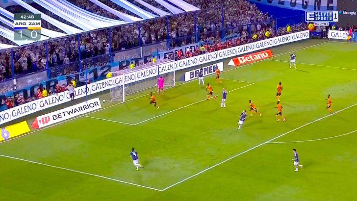 Argentina [2] - 0 Zambia - Lionel Messi 44' (Alexis Mac Allister Assist)