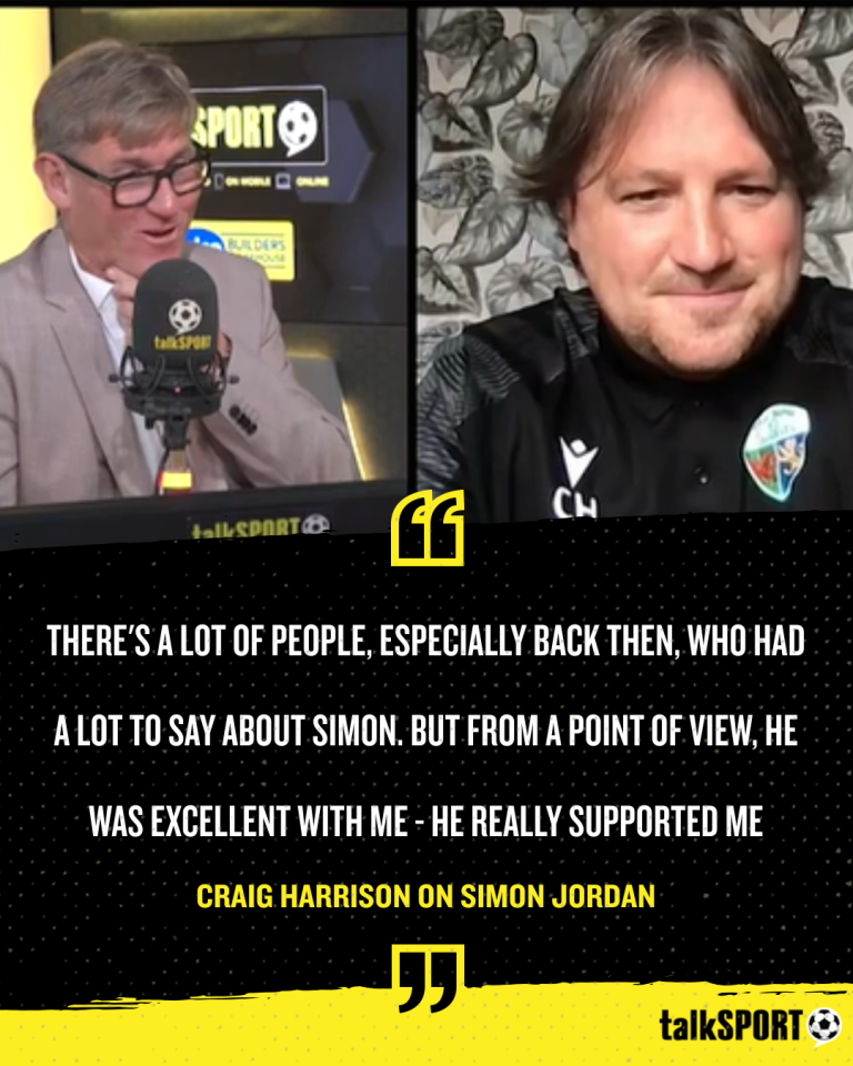 Craig Harrison's interview on talkSPORT in 2023