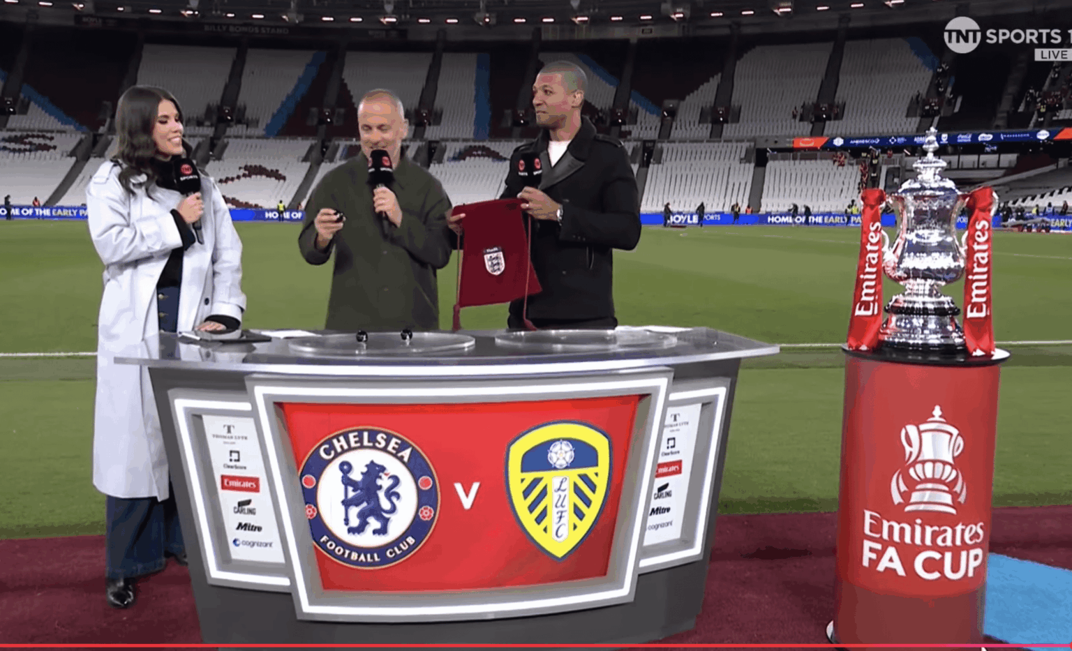 Chelsea will face Leeds in the FA Cup Semifinals at Wembley on April 25th or 26th