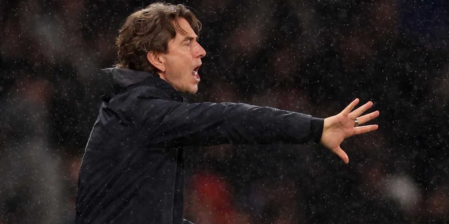 Tottenham Hotspur manager Thomas Frank reacts-1