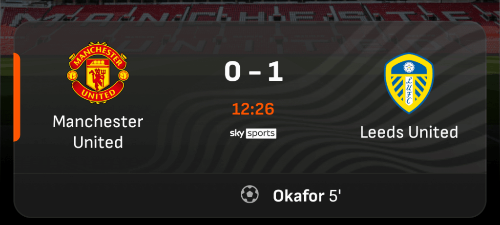 Rival watch - Manchester utd v Leeds