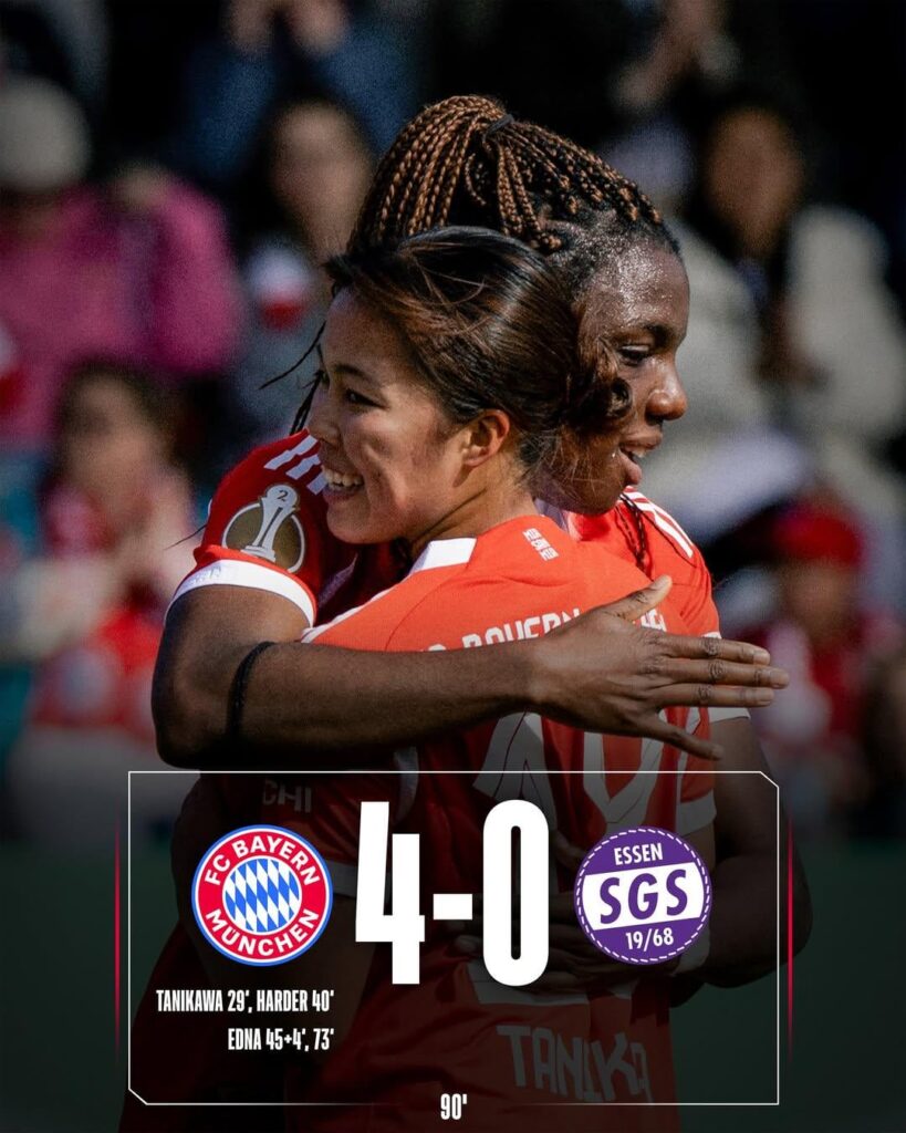 FC Bayern Frauen beat SGS Essen 4-0 and head to the Pokal Final