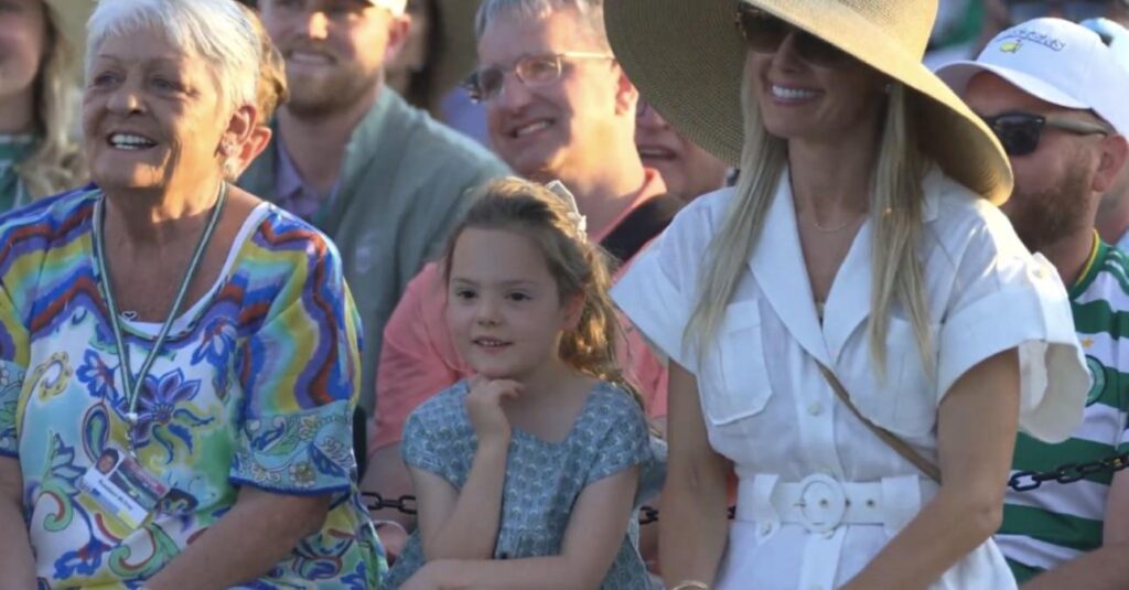 Celtic shirt at the Masters ceremony