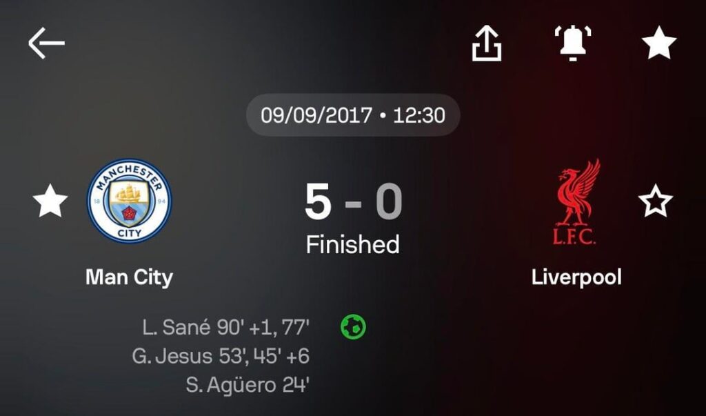 We bid farewell to a true PL legend, Mohammed Salah. Here’s his first game at the Etihad vs his last game.