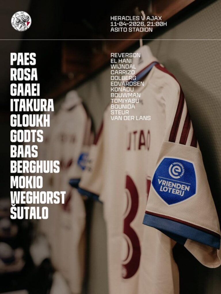 Match thread: Heracles - Ajax