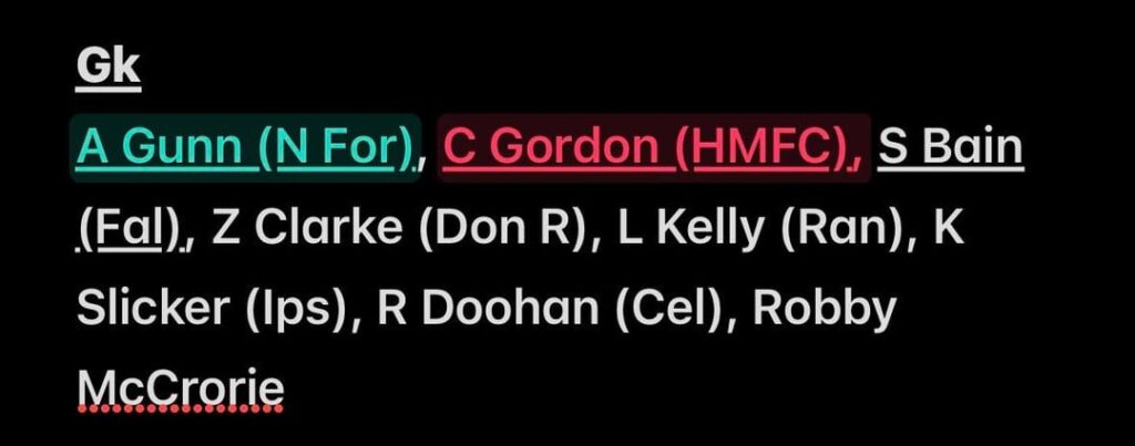 55 Man Scotland Squad