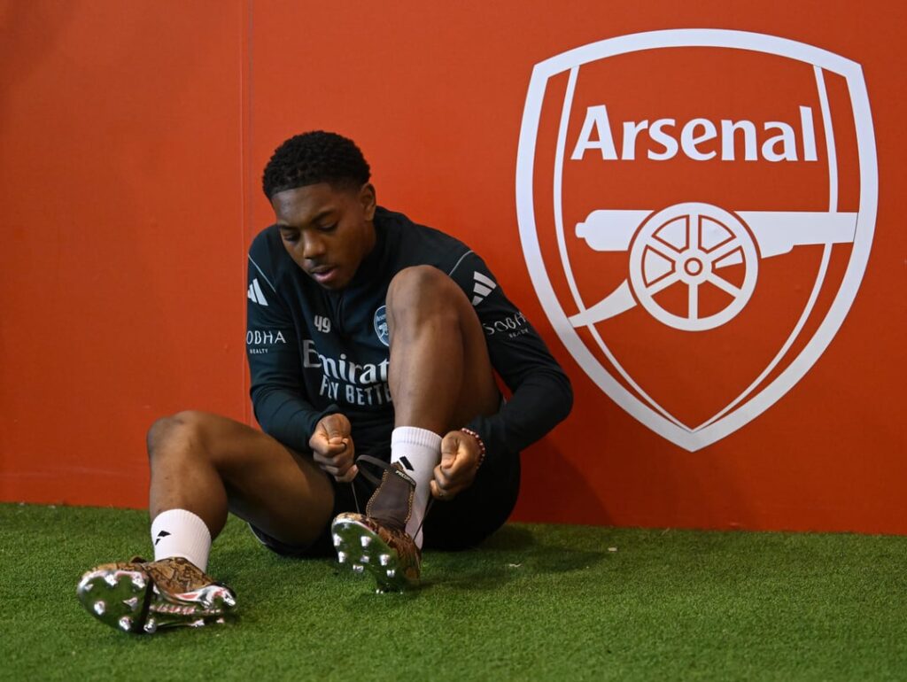 The Gunners at Sobha Realty Training Centre preparing for our trip to Southampton 🦾