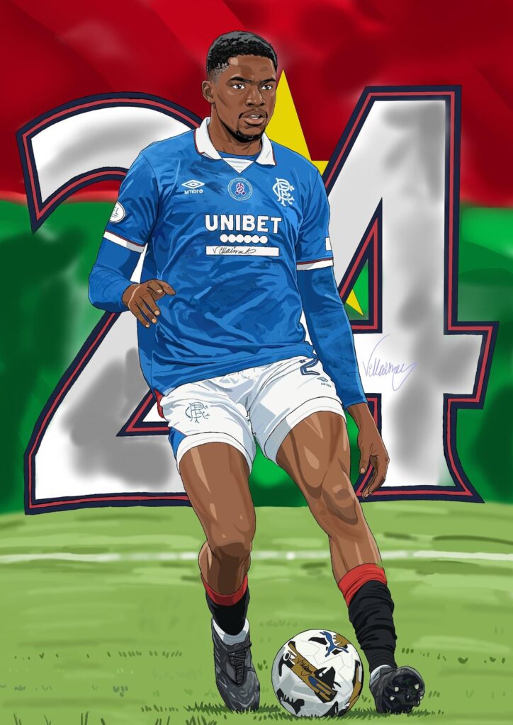 Nasser Djiga portrait (plus progression photos)