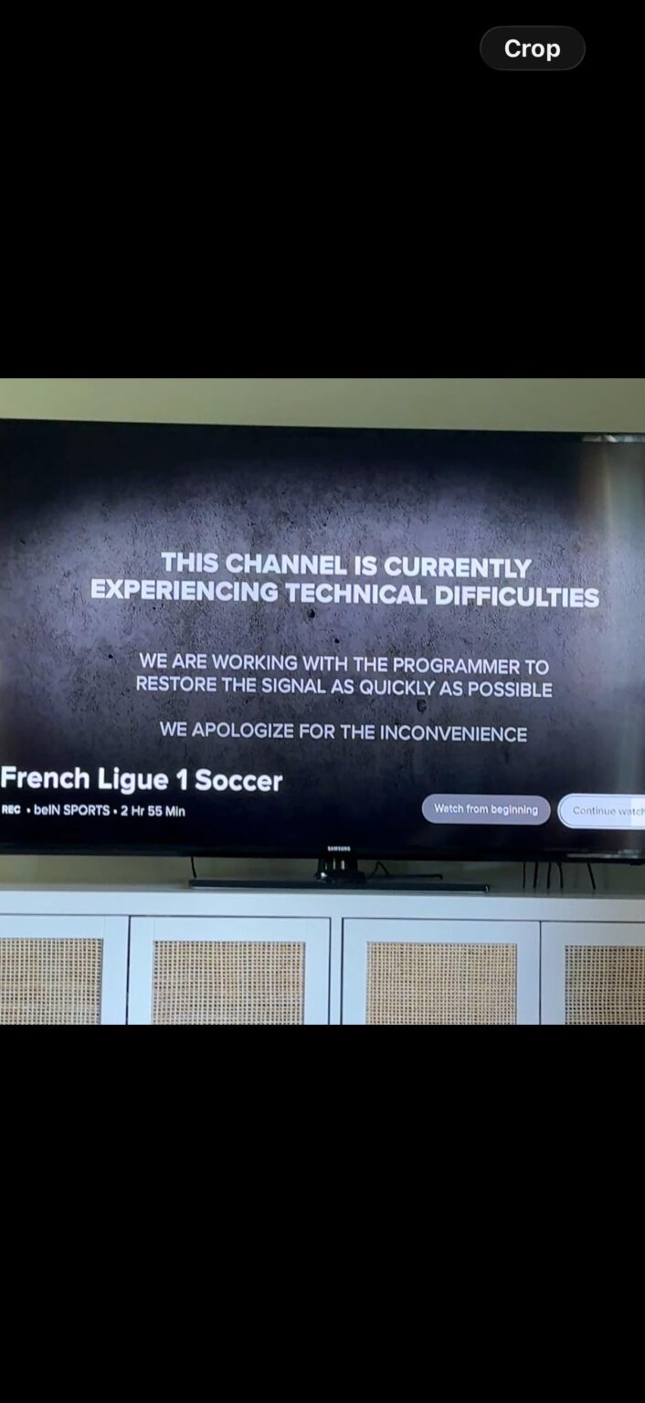 More BeinSports fun… been like this all match.
