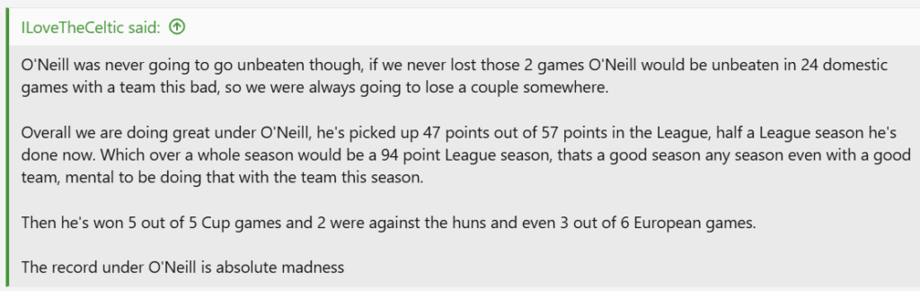 Great post on Martin O'Neill's record this season