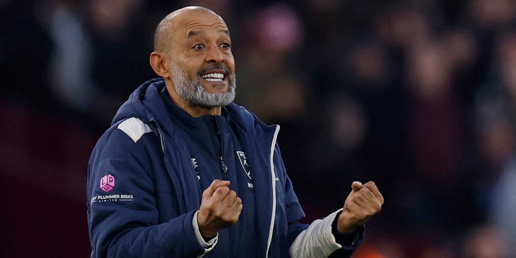 West Ham United manager Nuno Espirito Santo reacts-1