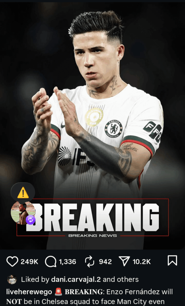 Carvajal liked the post!?