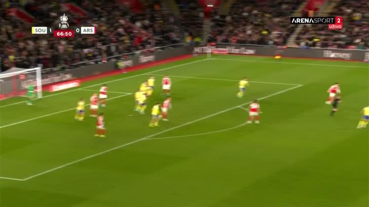 Southampton 1 - [1] Arsenal - Viktor Gyökeres 68'