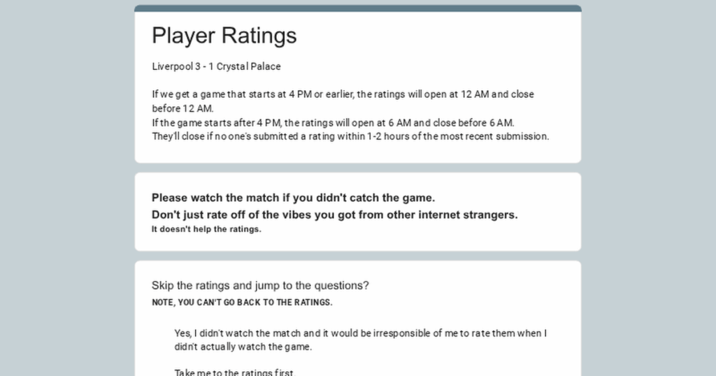 The "Day After" FT Thread: LIV 3 - 1 CRY