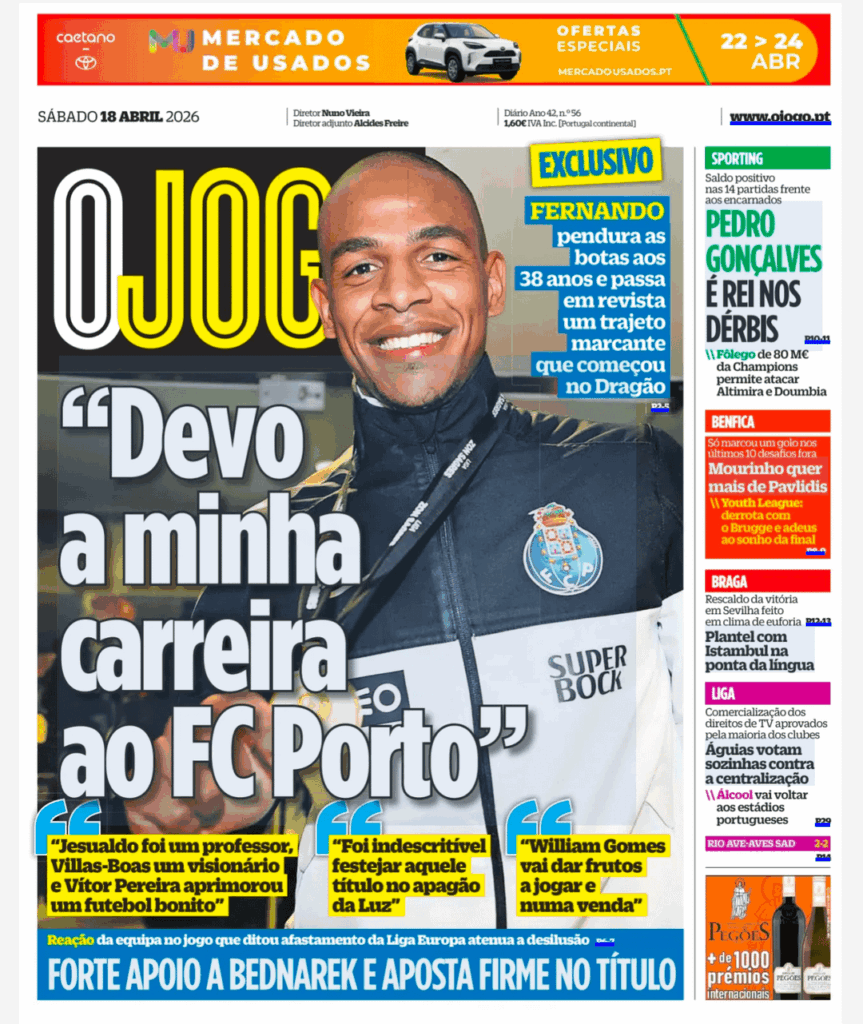 Jornal OJOGO 18/04/2026